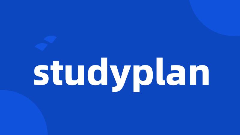 studyplan