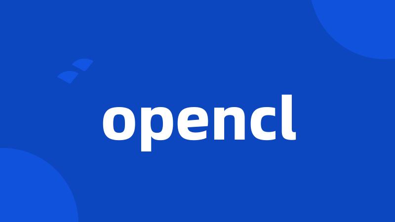 opencl