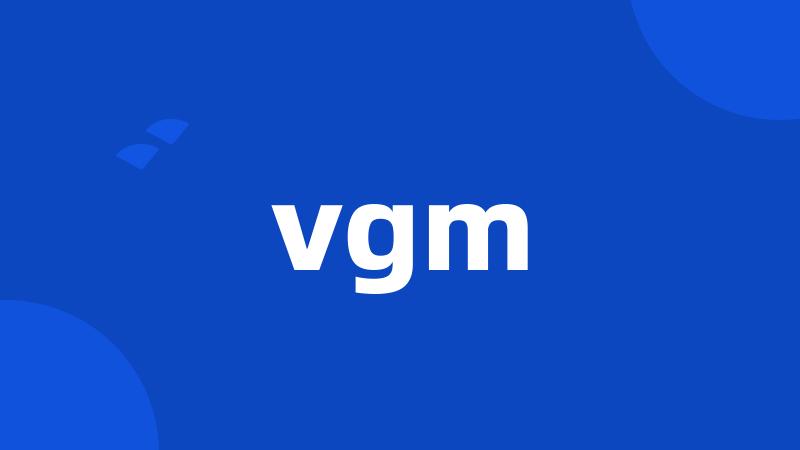 vgm