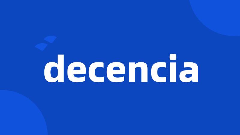 decencia