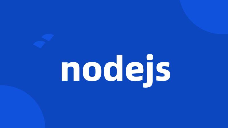 nodejs