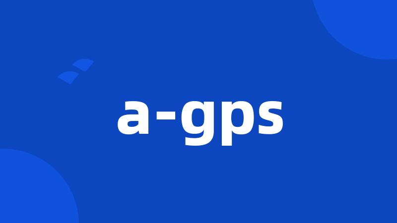 a-gps