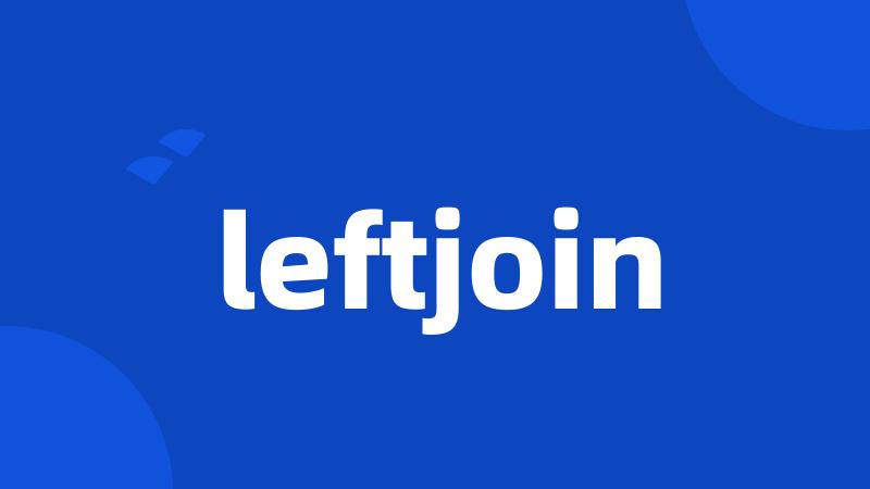 leftjoin