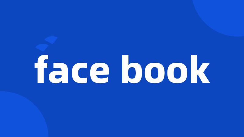 face book