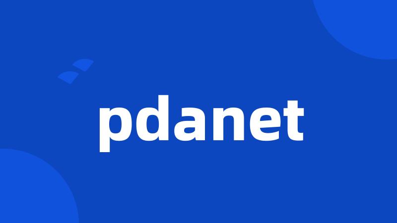 pdanet