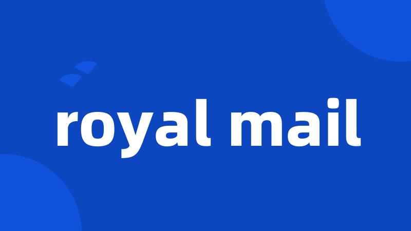 royal mail