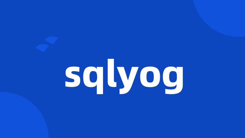 sqlyog