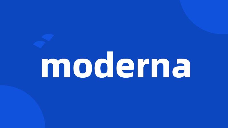 moderna