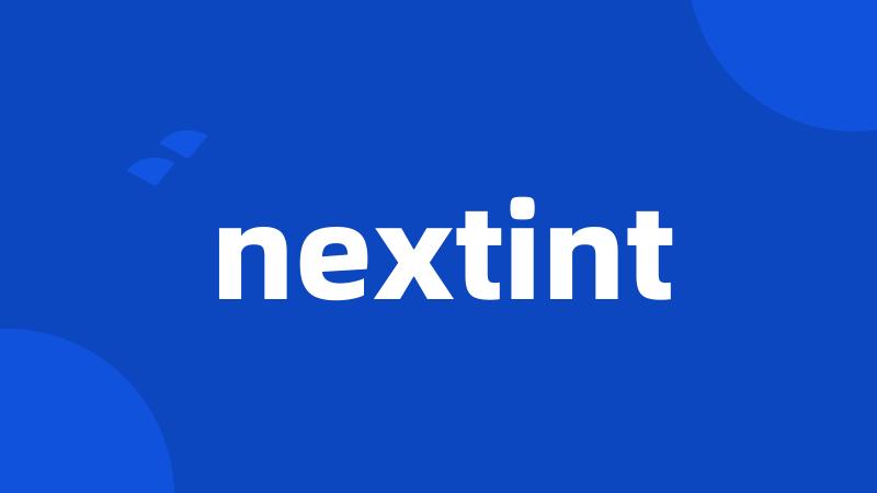 nextint