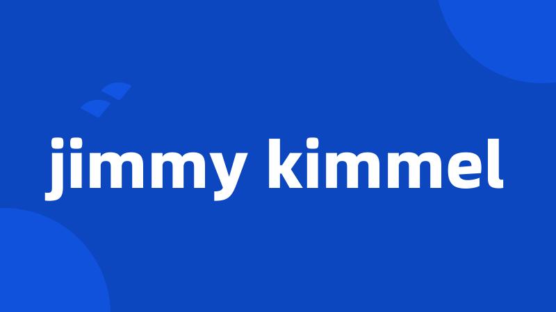 jimmy kimmel