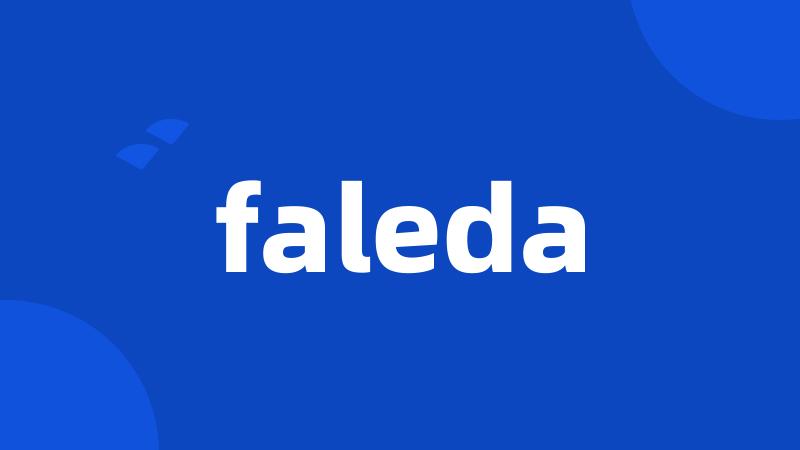 faleda