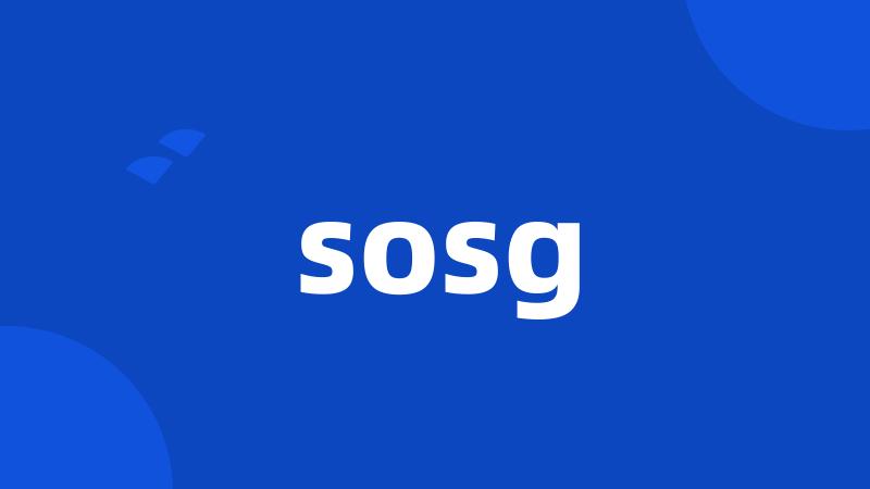 sosg