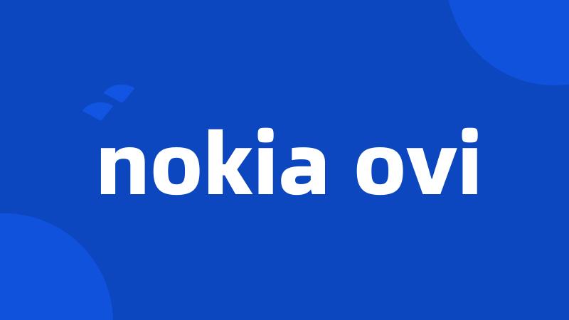 nokia ovi