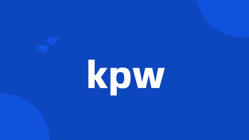 kpw