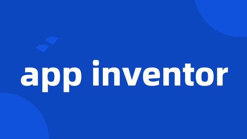 app inventor