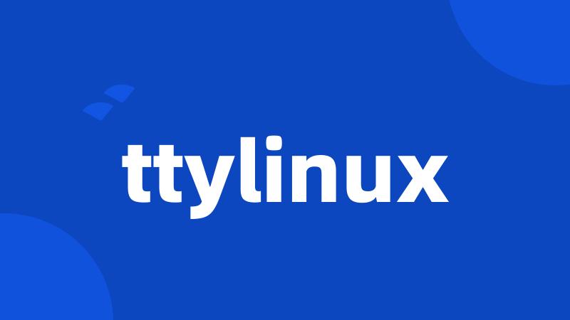 ttylinux