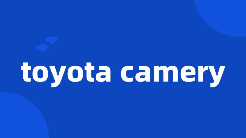 toyota camery