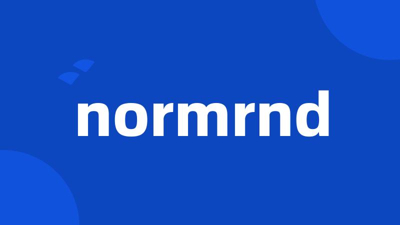 normrnd