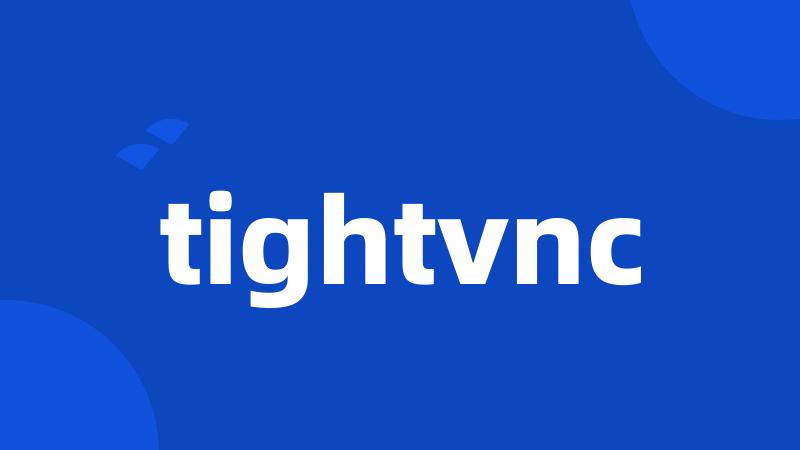 tightvnc