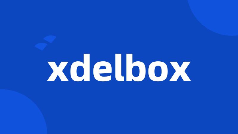 xdelbox