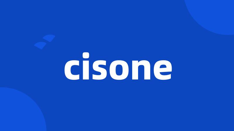 cisone