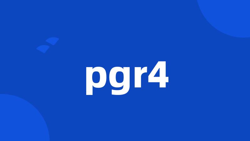 pgr4