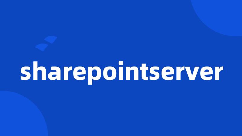 sharepointserver