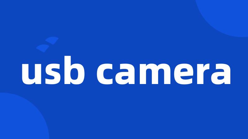 usb camera