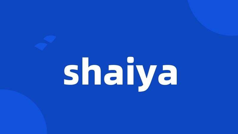 shaiya