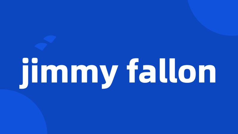 jimmy fallon