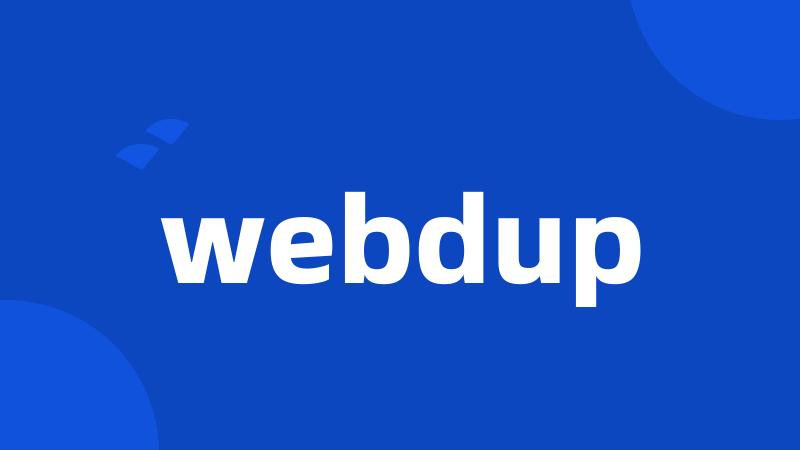 webdup