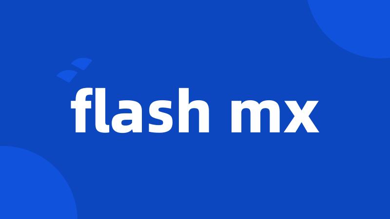 flash mx