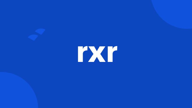 rxr