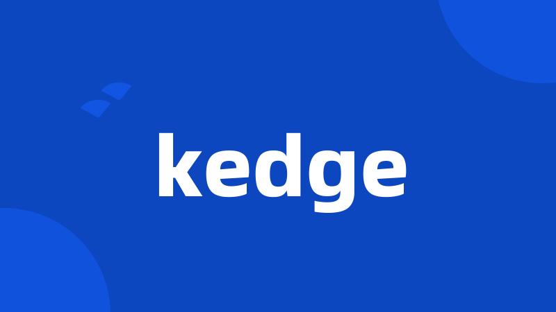 kedge