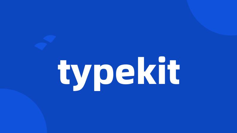 typekit