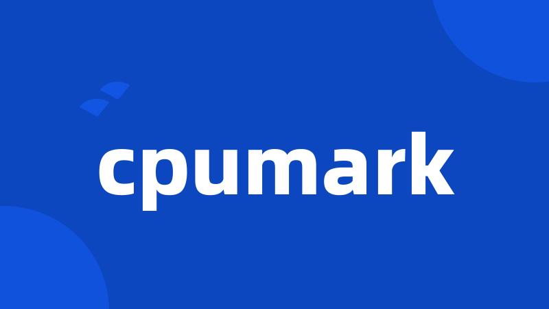 cpumark