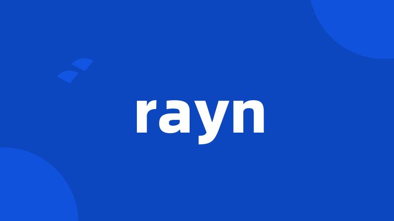 rayn