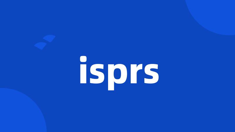 isprs