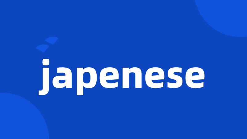 japenese