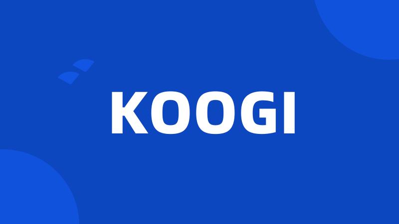 KOOGI