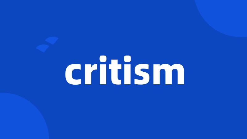 critism