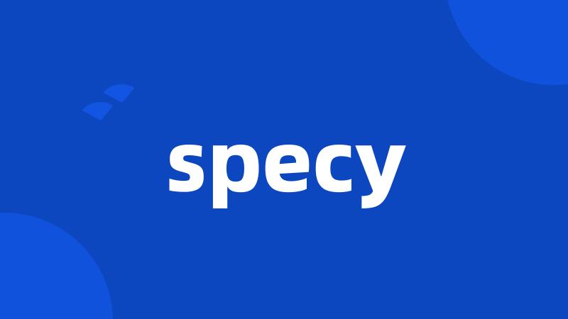 specy