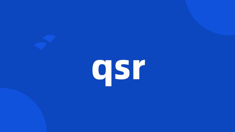 qsr