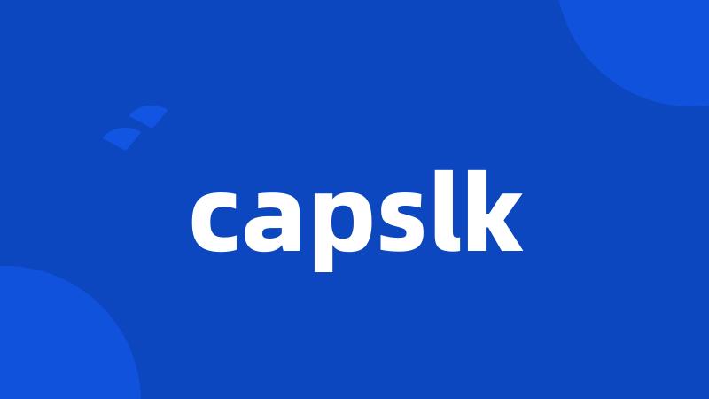 capslk