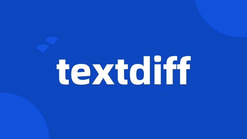 textdiff