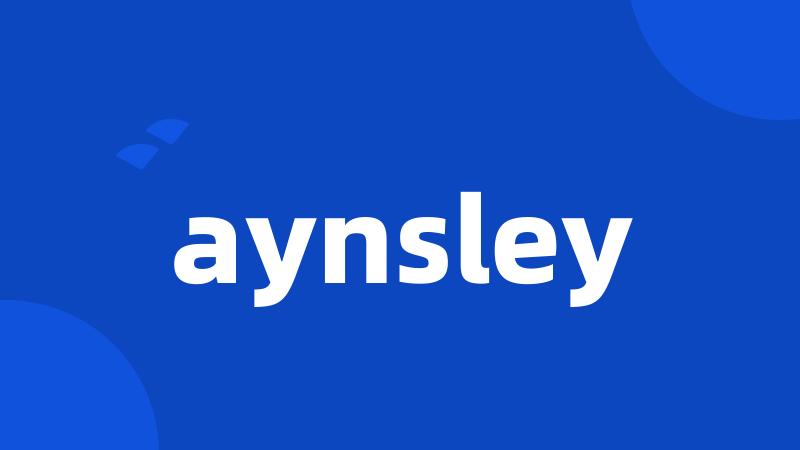 aynsley