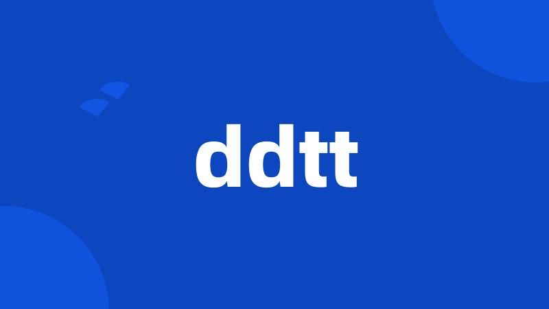 ddtt