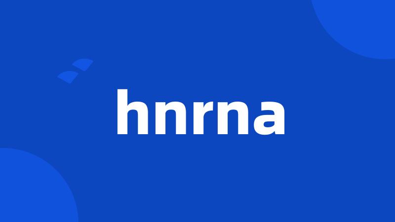 hnrna