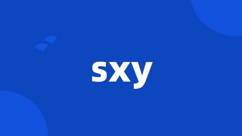 sxy