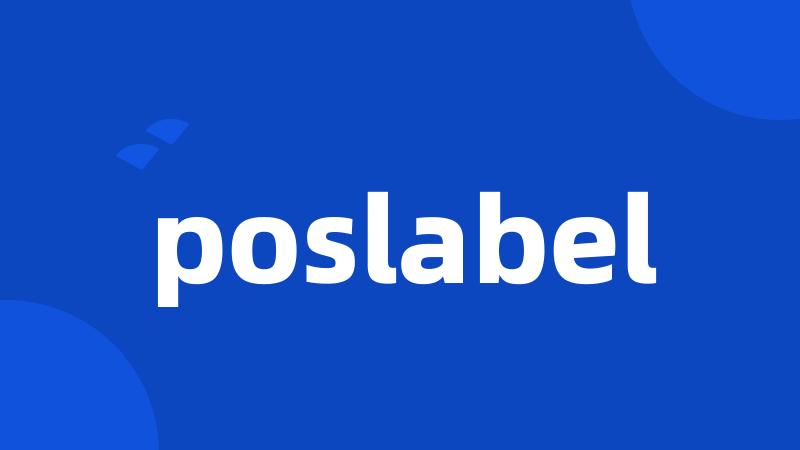 poslabel